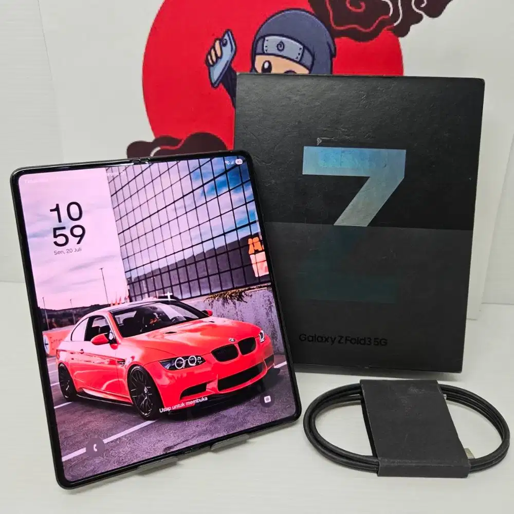 Samsung Galaxy Z Fold 3 Green 12/512 Fullset No Minus