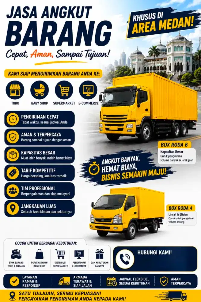 Rental Mobil Box  Roda 4, Roda 6 & Roda 10
