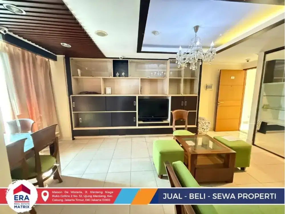 Jual Apartemen Patria Park Cawang – Full Renovasi & Lengkap (Elektronik + Furnitur)