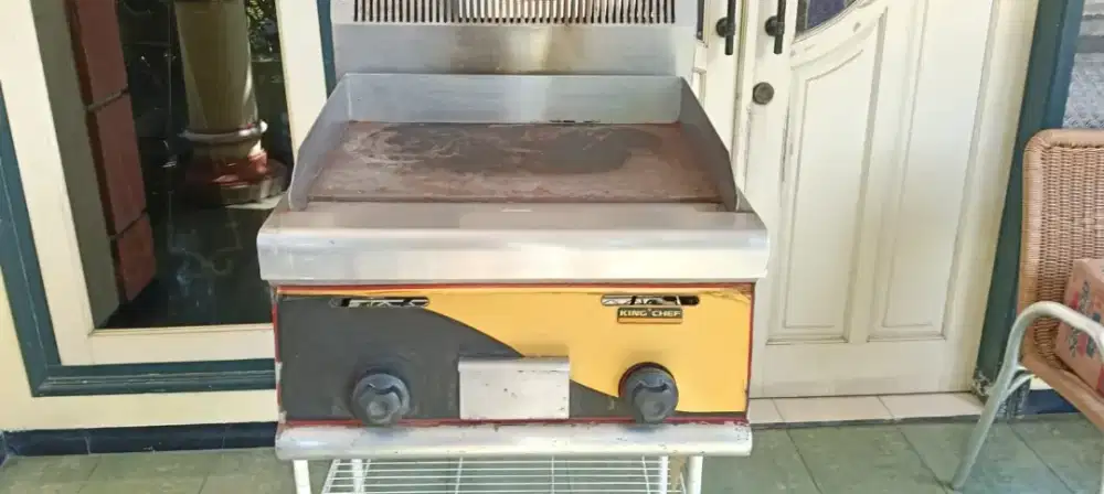 Kompor Wajan Datar Gas Griddle KING CHEF 2 Tungku