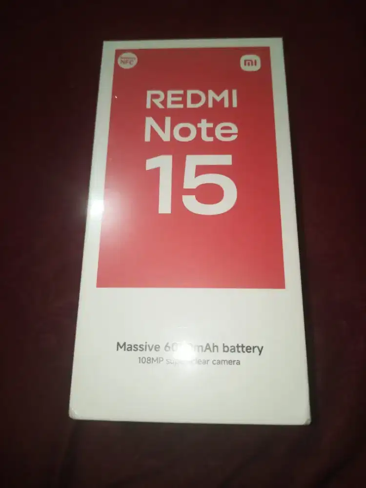 redmi note 15 4g 8/256 new segel
