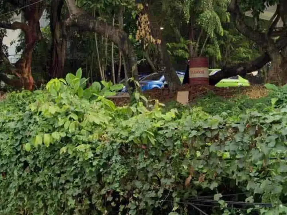 tanah Hoek samping jalan palem pasanggrahan Jaksel
