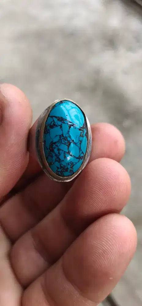 Batu Natural Turquoise Blue Egypt Koleksi Istimewa