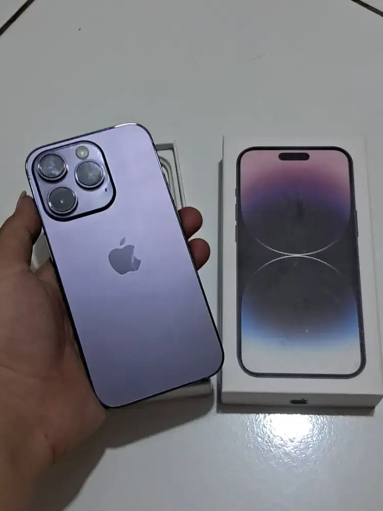iPhone 14 pro 128gb fullset mulus no minus