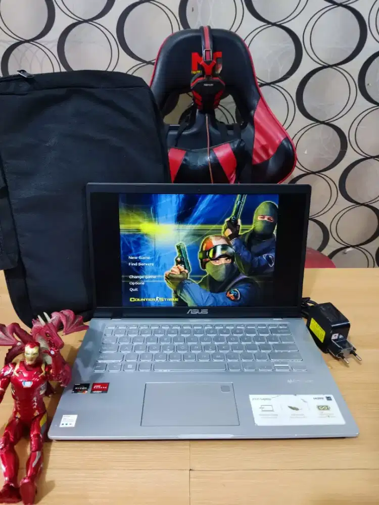 laptop Coding Multimedia Asus Vivobook X415D 8/512GB Siap Pakai