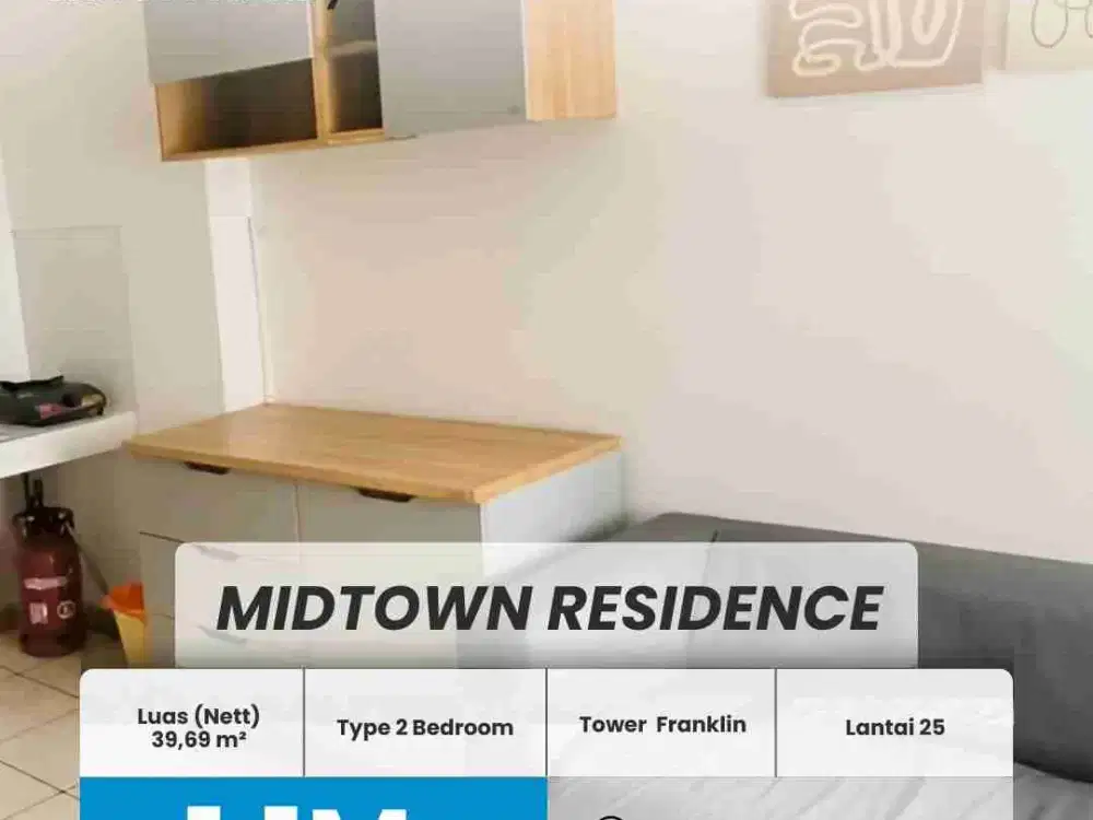 DIJUAL APARTEMEN SERPONG SUMMARECON MIDTOWN RESIDENCE, SERPONG