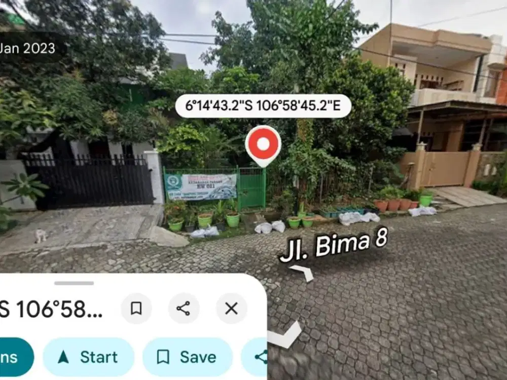 Dijual Kavling Siap Bangun di Perumahan Bumi Satria Kencana, Bekasi Selatan