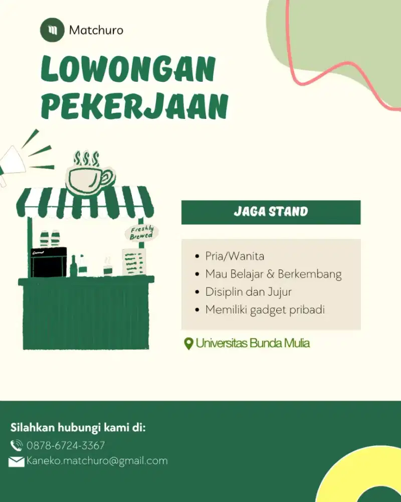 Jaga Stand Matchuro (Matcha)