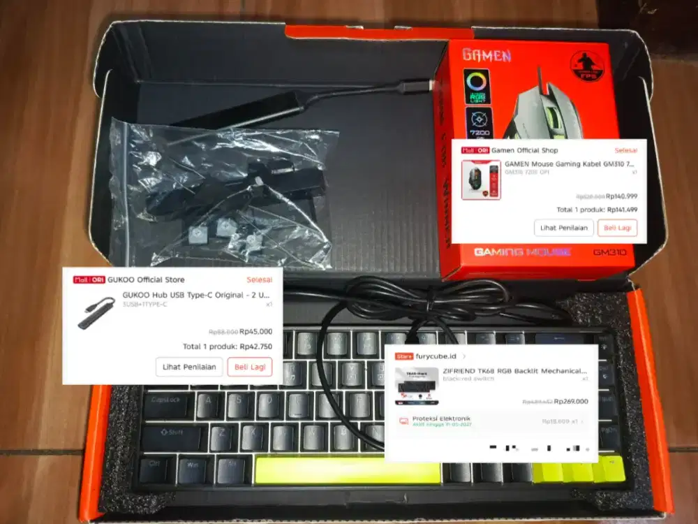 Mobilador lengkap tinggal pakai