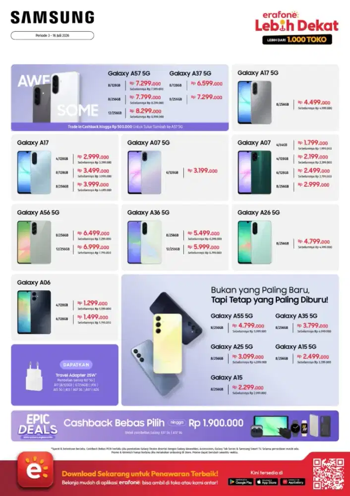 Promo samsung galaxy A series