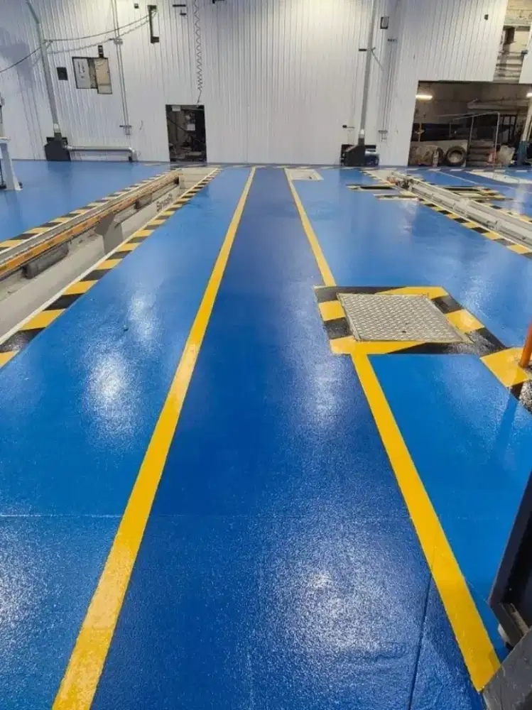Coating cat epoxy lantai