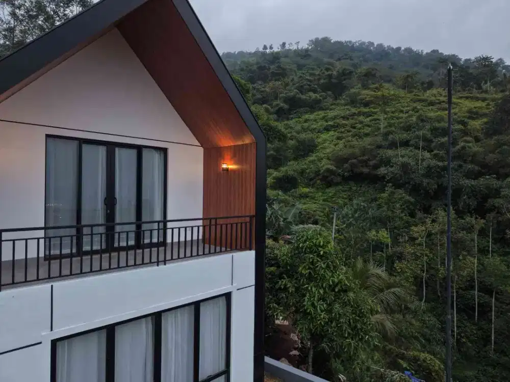 Cottage Mezzanine Unik View Gunung Pangrango - Konsep Modern Estetik & Bebas Macet