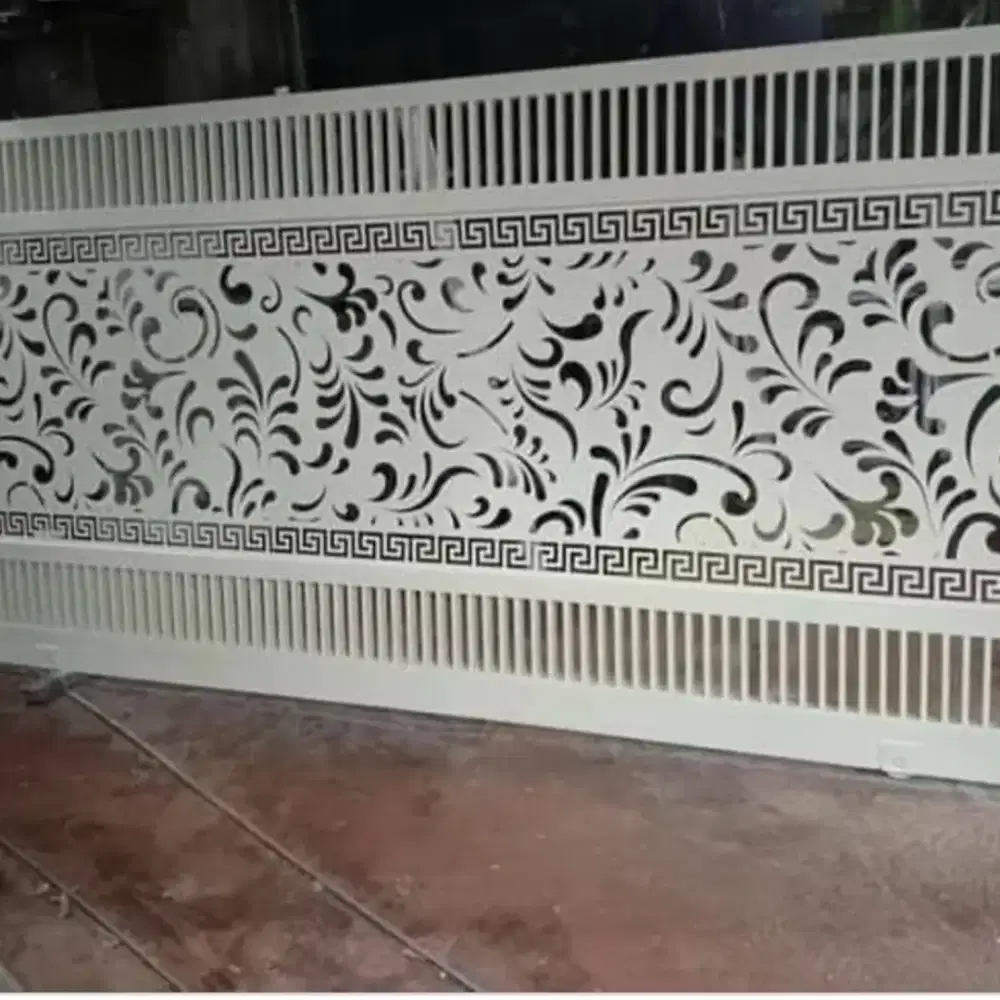 Pagar rumah minimalis cutting lacer @342