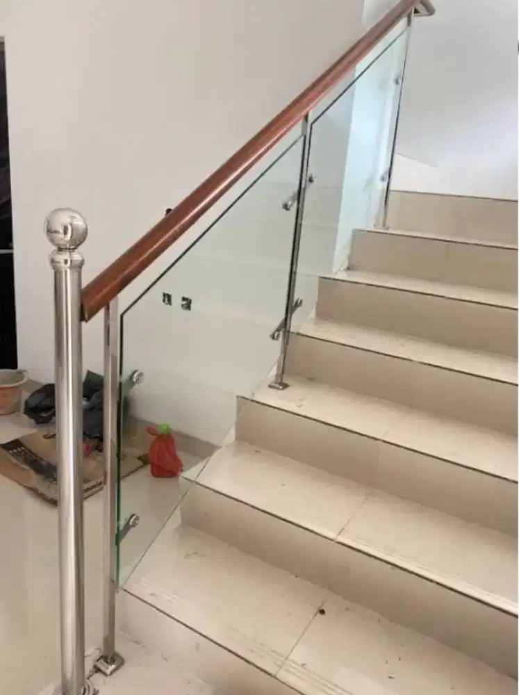 Railing tangga stainless steel 344@