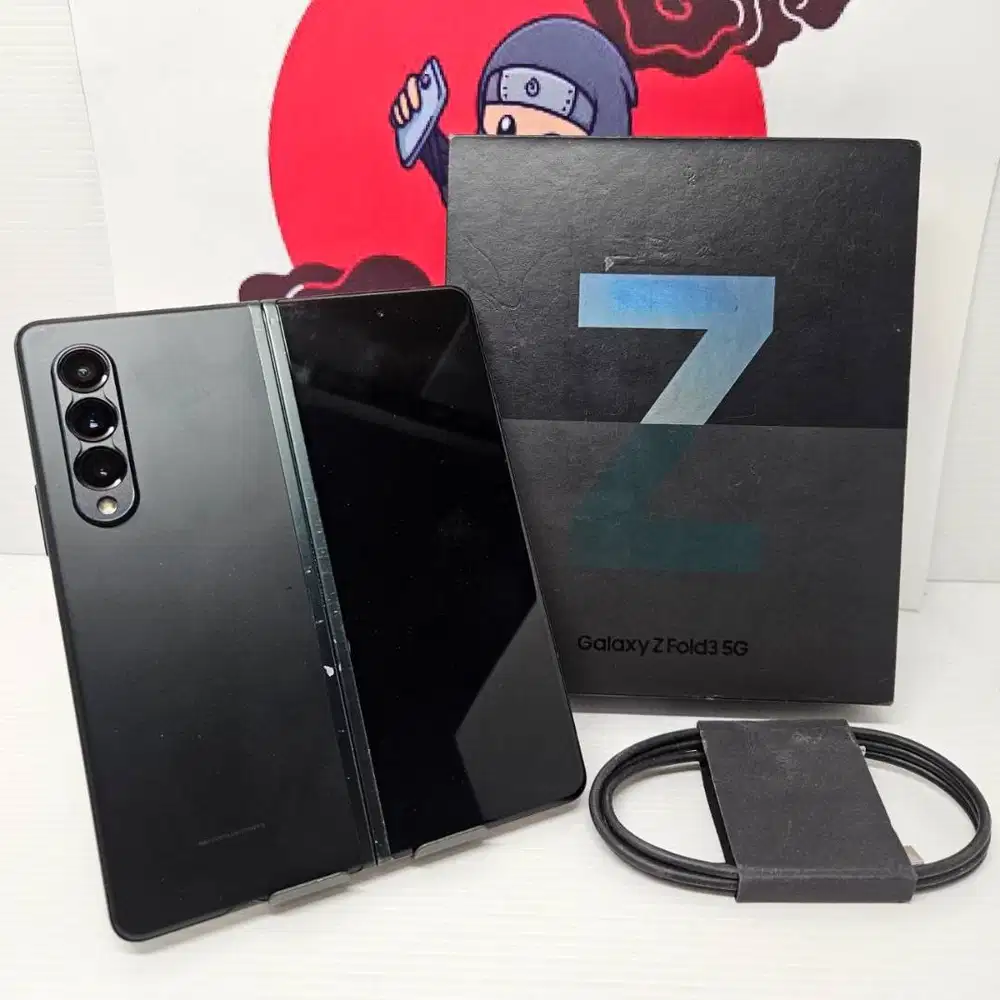 Samsung Galaxy Z FOld 3 Green 512GB Fullset No Minus (Inter All Operat