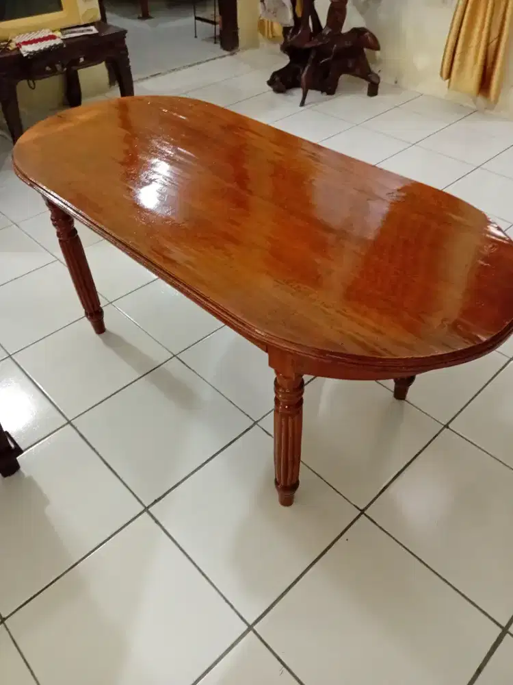 Meja Tamu Kayu Jati