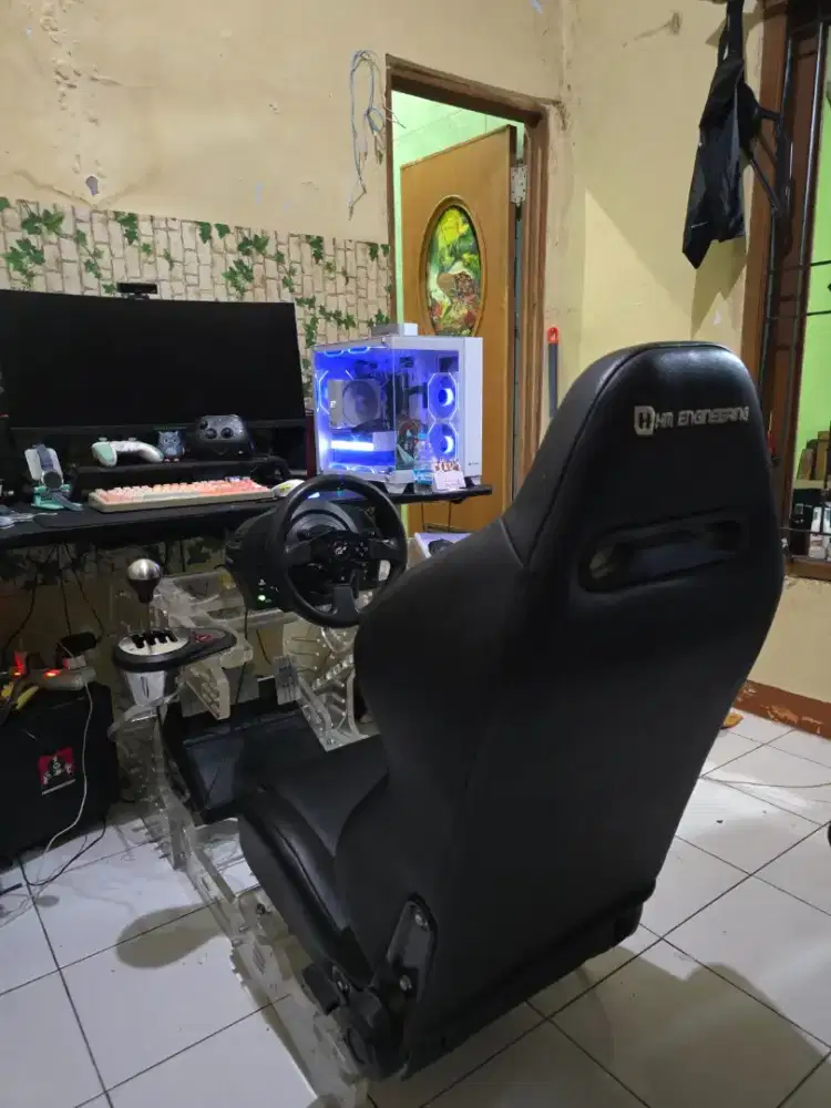 Steering Wheel T300 RS GT Shifter TH8A dan RIG Simulator HMEngineering