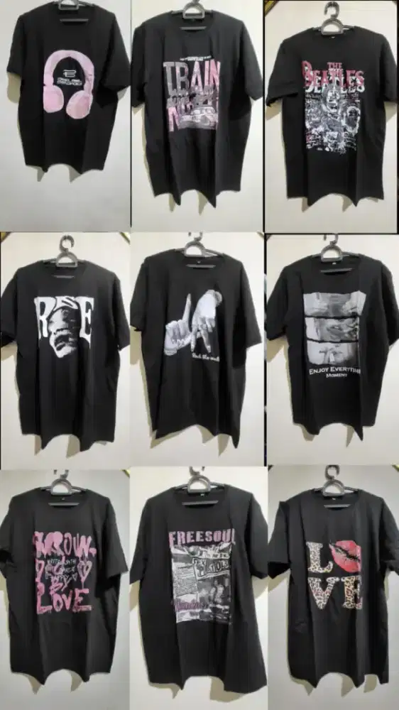 Baju Distro Bahan Cotton Combed 24S