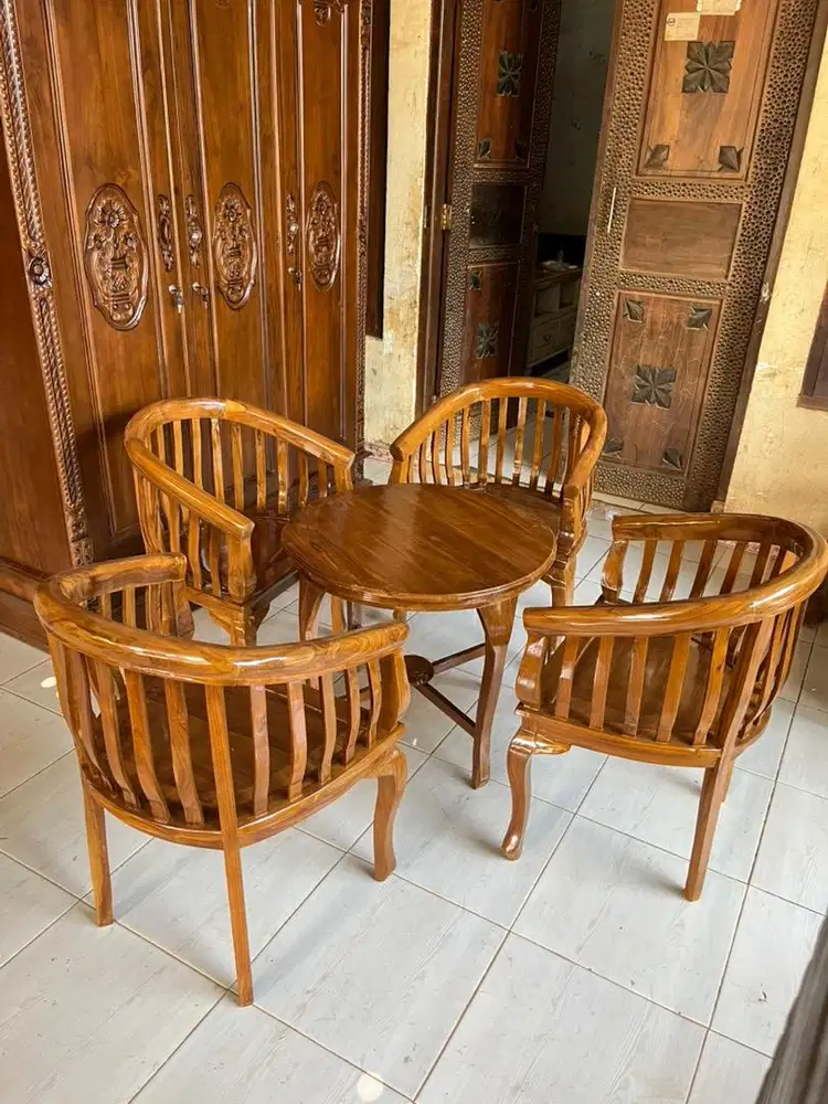 Kursi betawi kurung jati