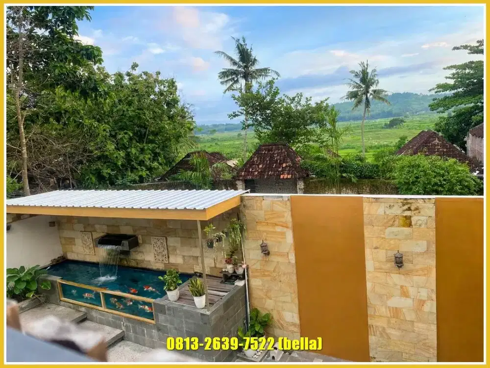 Dijual Villa Joglo 3 Lantai + Kolam Renang & Gazebo di Bangunjiwo Bantul kasongan  Villa Elite, SHM