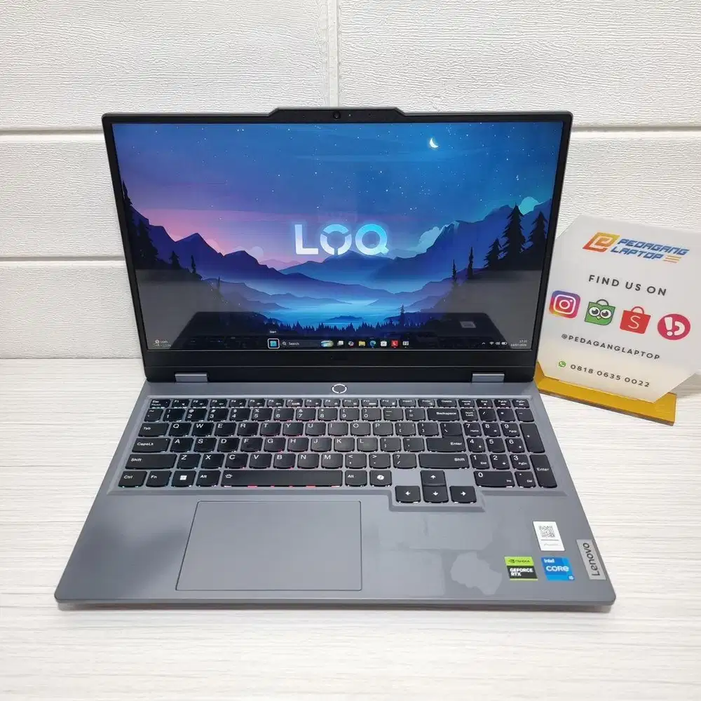 Laptop Lenovo LOQ 15IRX9 Core i5-13450HX RAM 16GB SSD 512GB RTX 3050