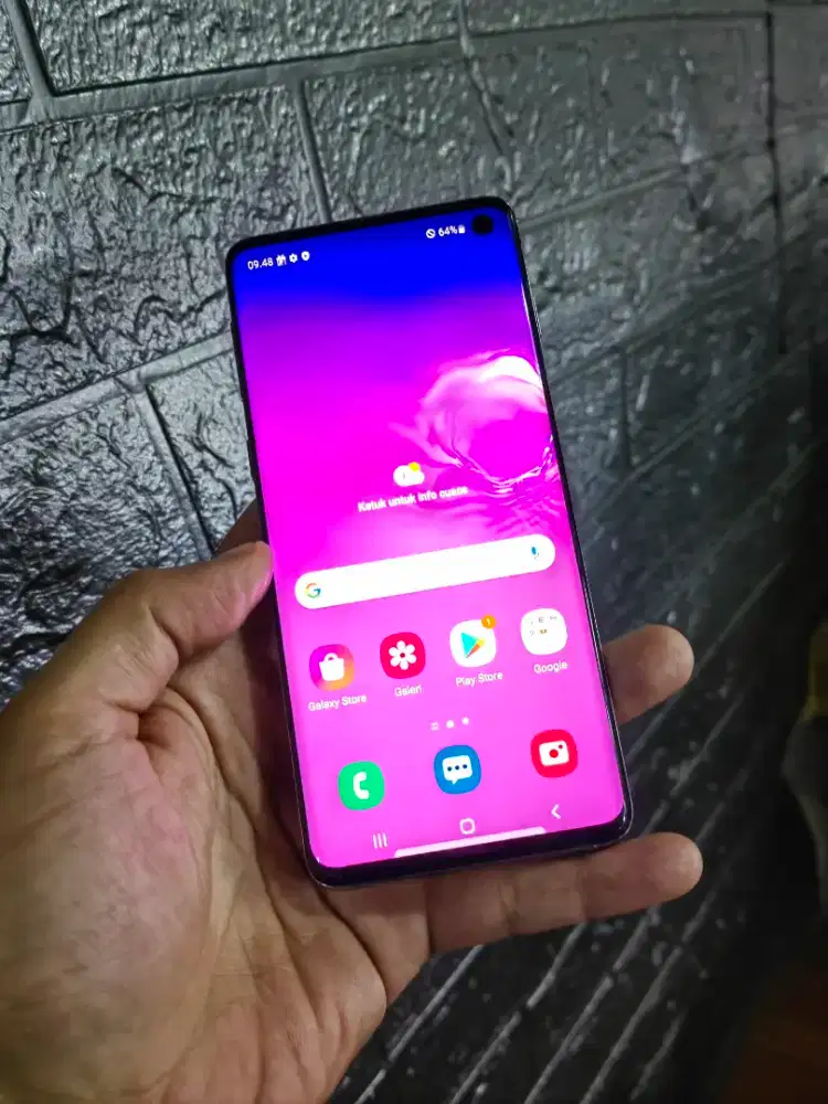 Samsung s10 8/128 si kecil canggih full ori