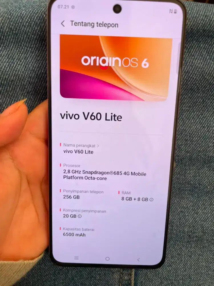 VIVO V60 LITE WARNA PINK