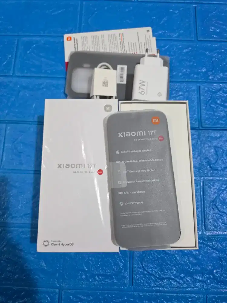 XIAOMI 17T Hitam 5G 12/512GB NEW Cek Unit Blm Terpakai