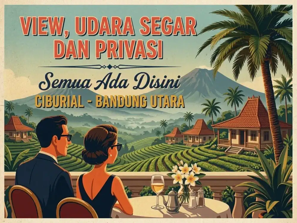 JUAL TANAH DI CIBURIAL, DAGO, BANDUNG UTARA.