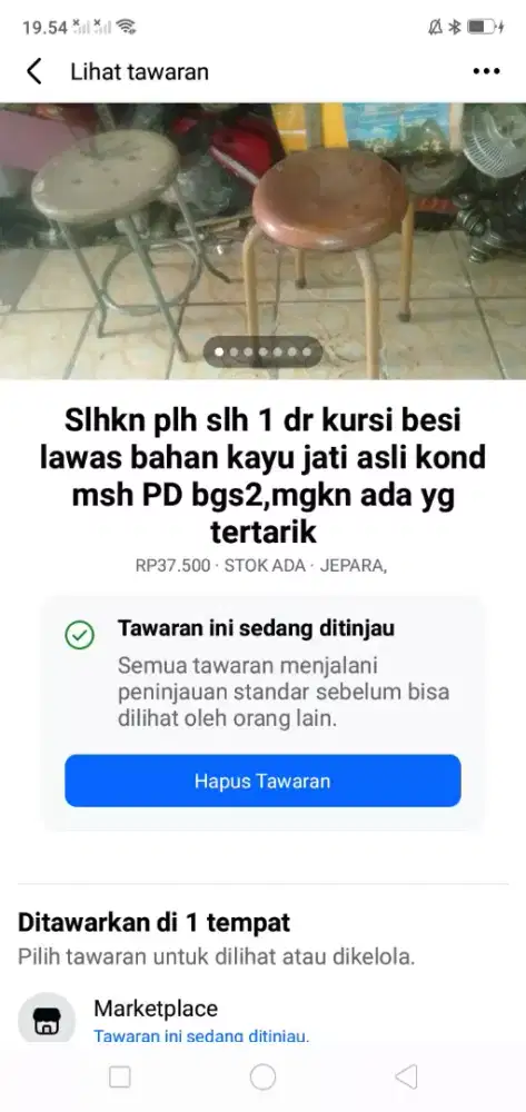 Slhkn plh slh 1 dr kursi besi lawas kayu jati kond bgs mgkn tertarik