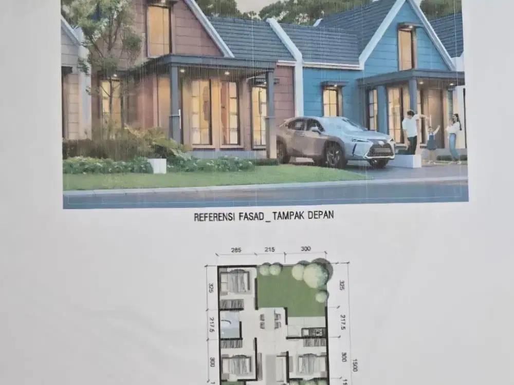 rumah indent di Victoria Highland, Citraland BSBcity, Semarang, harga pengembalian uang muka 400jt saja