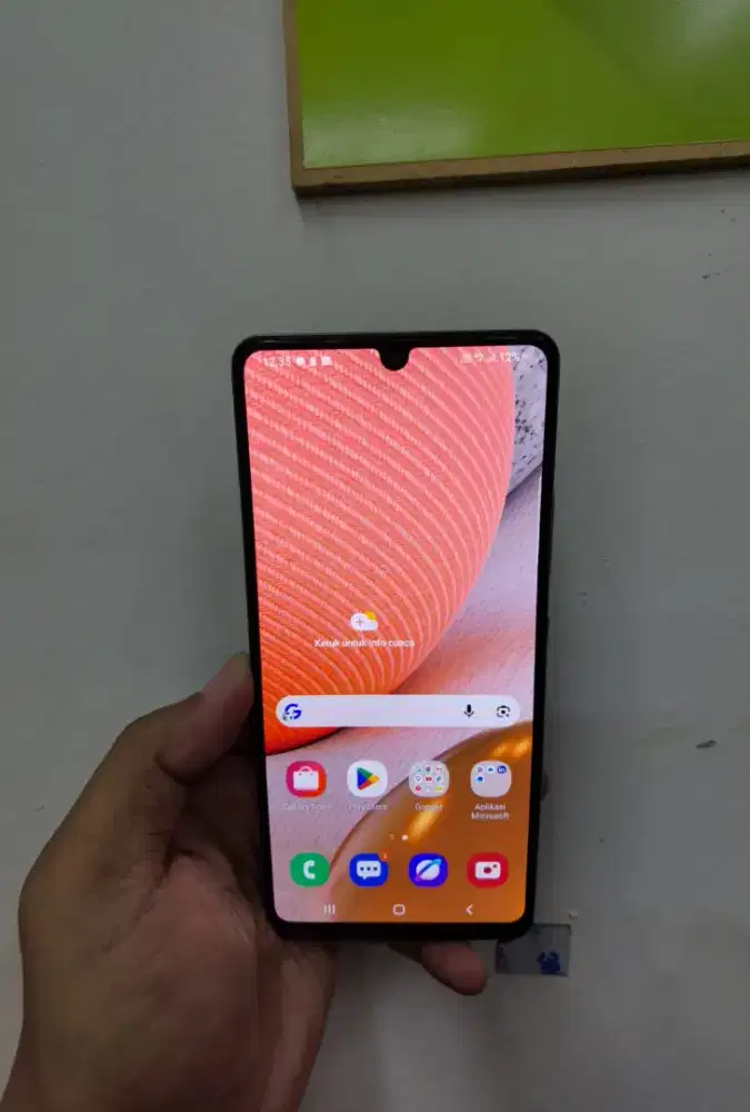 Di jual samsung a42 5g 8/128gb LCD ori jdi bisa sidik jari di layar