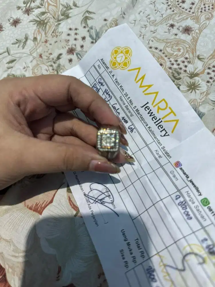Cincin berlian laki2