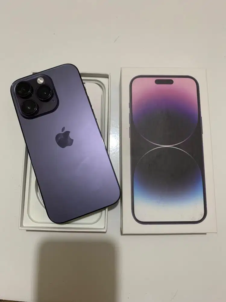 Iphone 14 pro 128gb fullset mulus no minus