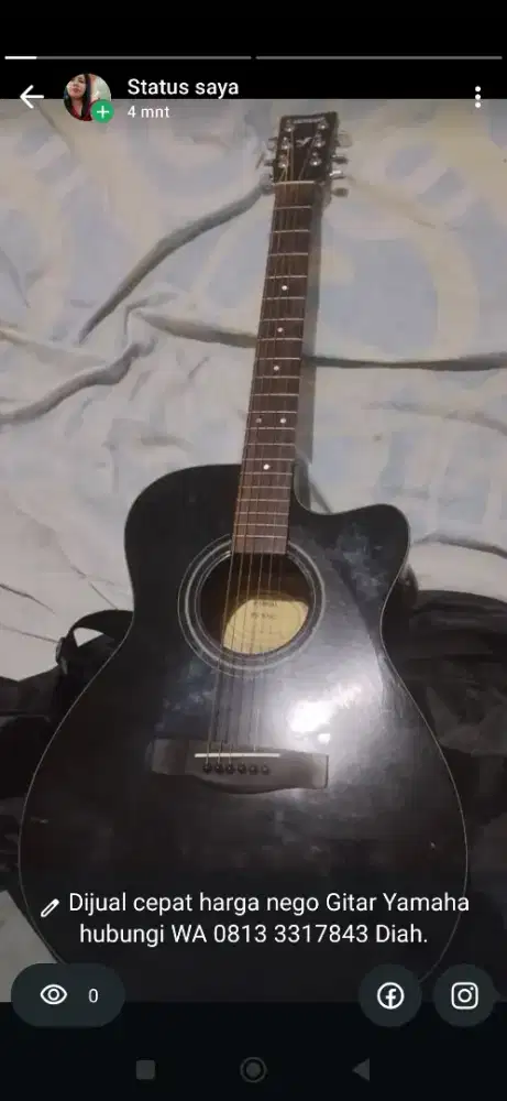 Dijual gitar Yamaha cepat