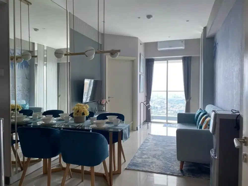Disewakan Apartemen Benson pakuwon mall furnished city and pool view dekat mall pakuwon