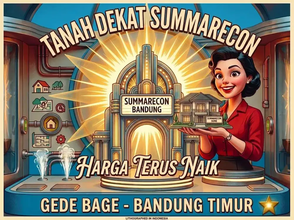 JUAL TANAH DEKAT SUMMARECON BANDUNG, GEDEBAGE, DARWATI, CIWASTRA, BANDUNG TIMUR.