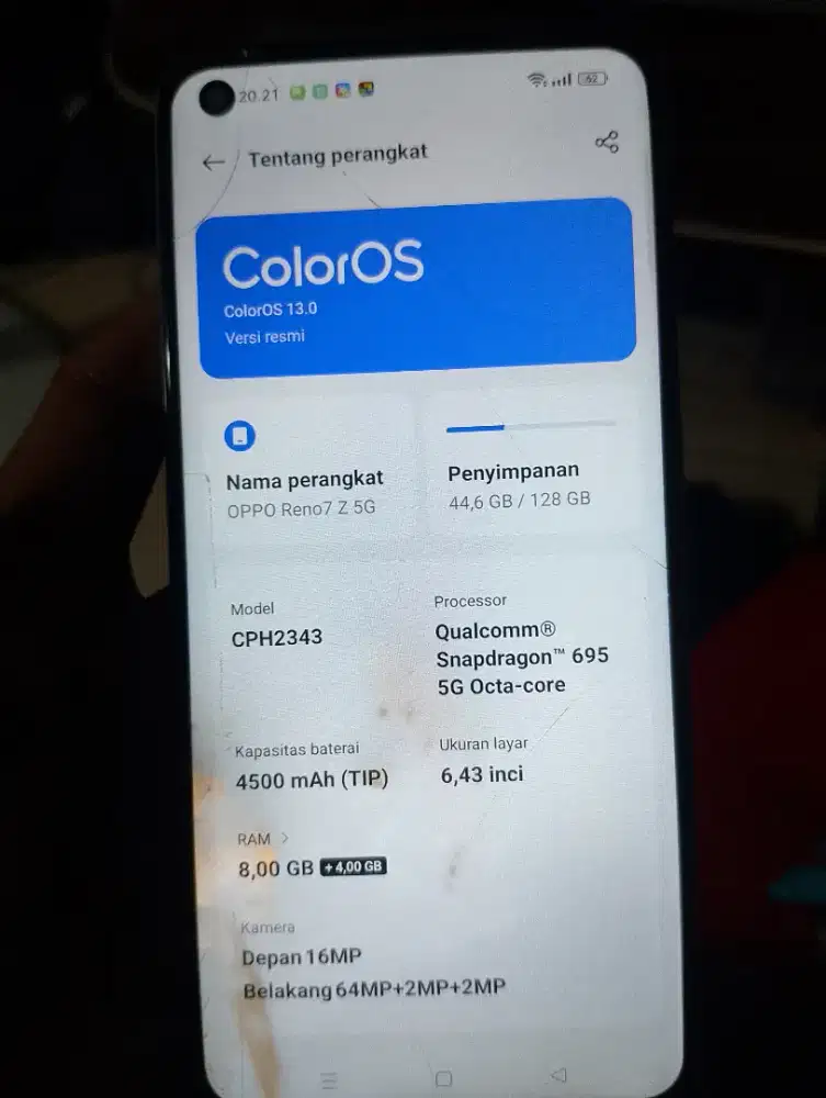Reno 7Z 5G 8/128 HP+dus