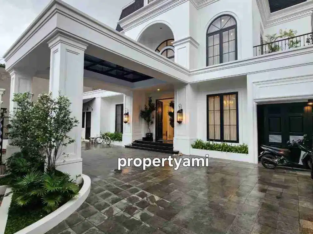 rumah mewah dibawah pasaran luas tanah 1000m di kebayoran jaksel