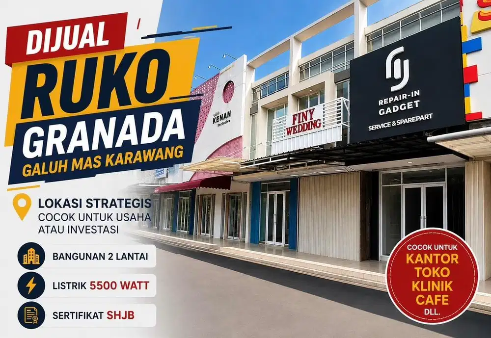 Dijual Ruko Granada Galuh Mas Karawang