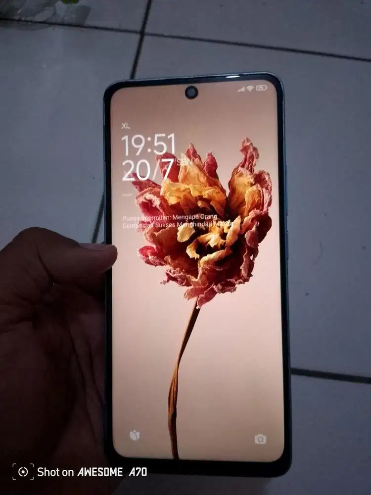BU hp Redmi note 13 4g 8+8/256 normal batere awet kamera d/b bening