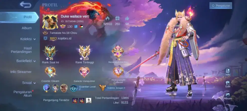 Akun Mobile legend