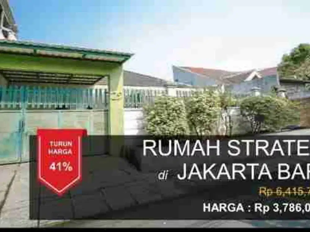 Rumah strategis jual murah