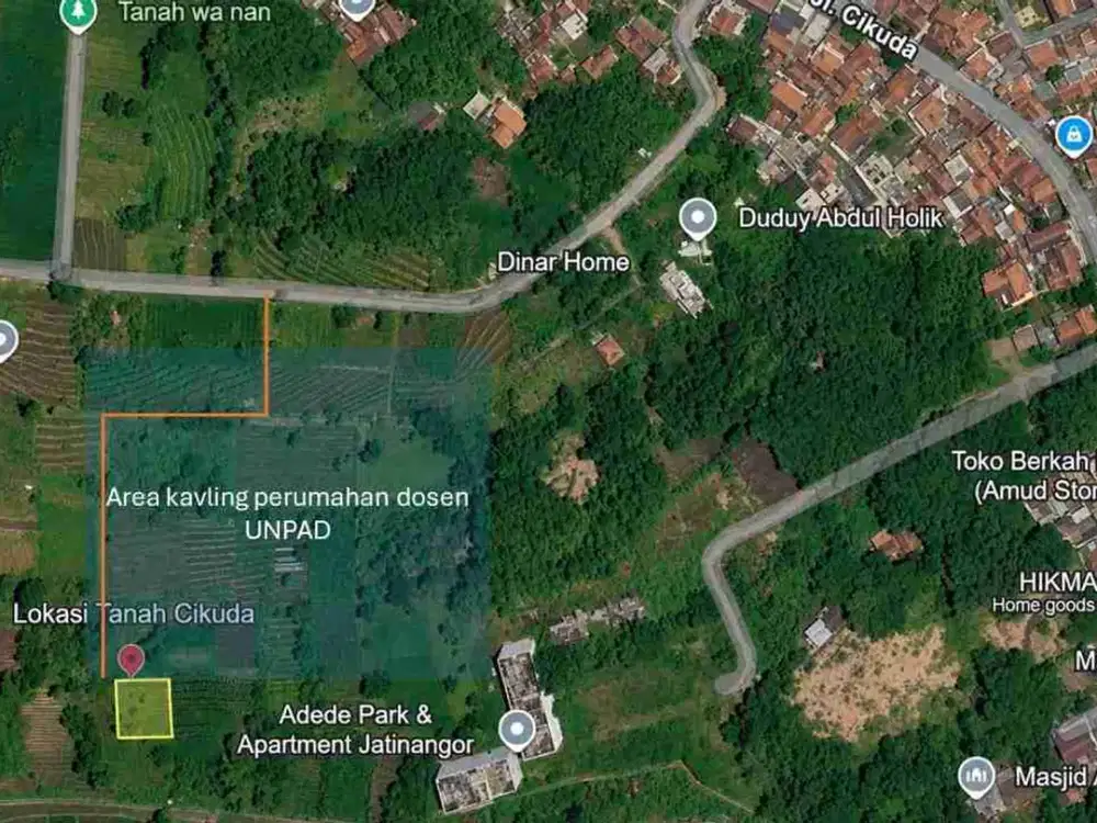 DIJUAL CEPAT TANAH JATINANGOR CUMA 450 RIBU/METER DEKAT KAMPUS UNPAD ITB