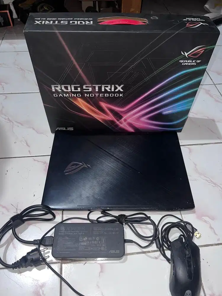 Asus ROG GL503V i7 GTX 1050 RAM 8GB SSD NVMe 256GB HDD 1TB Fullset