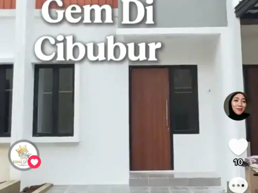 Take Over lanjutin cicilan rumah cluster di Cibubur 10menit TJ & LRT Harjamukti