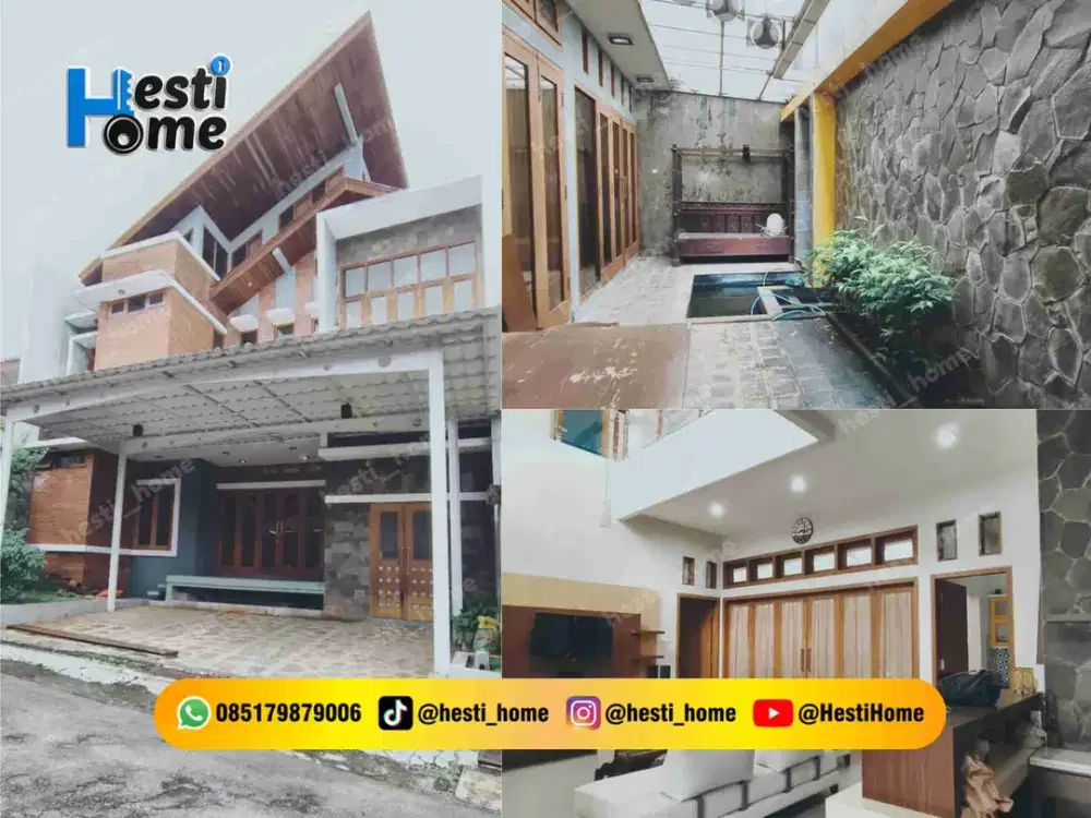 Rumah Mewah 2 Lantai Siap Huni Full Furnished di Sampangan Semarang Strategis