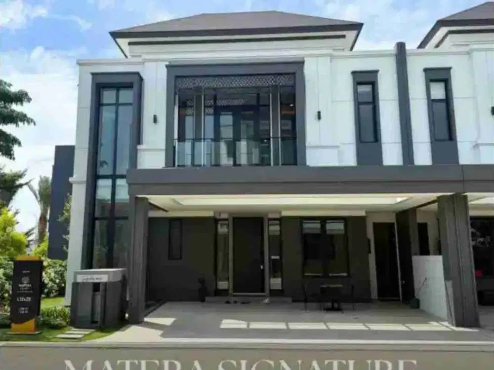 Luxury House Spacious Balcony Design Matera Signature At Gading Serpong