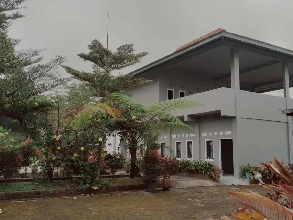 Dijual tanah luas bonus villa disukabumi
