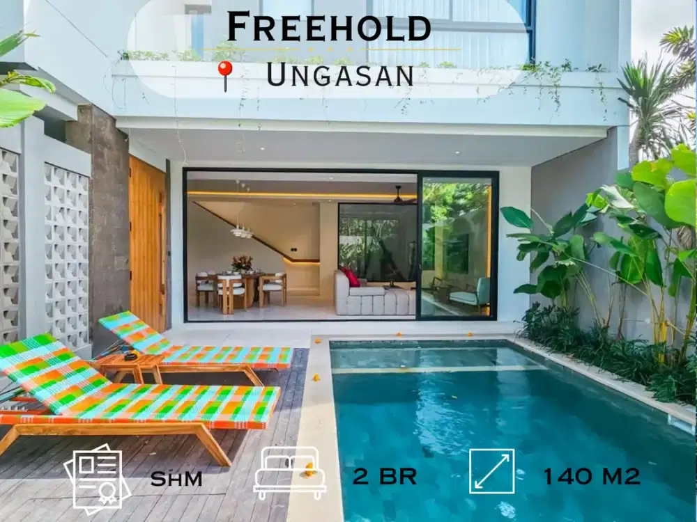 Modern Freehold Villa For Sale In Ungasan, Bali